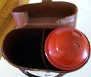 Medco Shaker Decanter in Leather Case