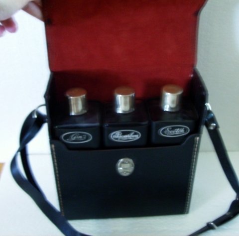 Scotch Bourbon Decanter Set