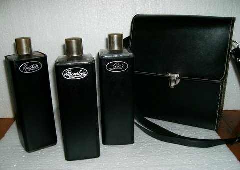 Scotch Bourbon Decanter Set