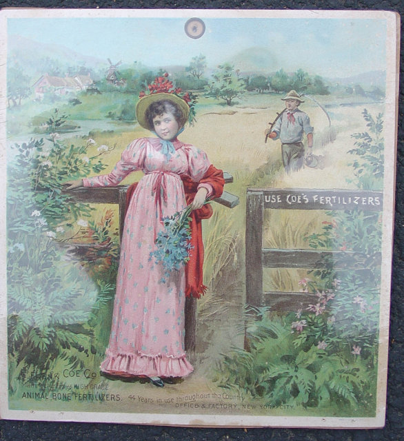 Coe's Fertilizer Sign 1890s
