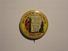 Buster Brown Pinback Pin 1910s