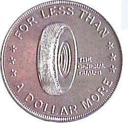 General Tire Ad Coin