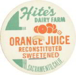 Hite's Dairy Farm Orange Juice Pog
