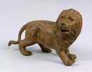 Lion Sculpture Statue - Cast Iron