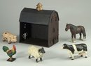 Cast Iron Barn Animals Set