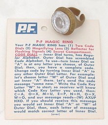 Jonnie Quest PF Flyers Ring