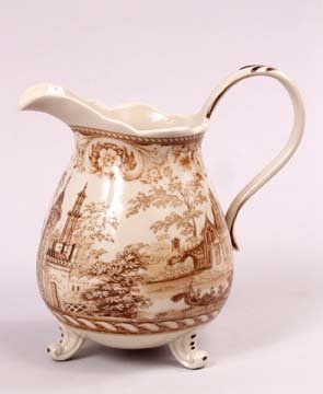 Porcelain Transferware Pitcher