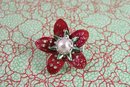 Metal Flower Pin