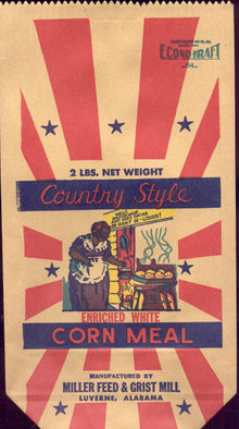 Mammy Corn Meal Bag 1920