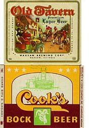 Cook's Beer Labels - Old Tavern