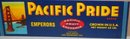 Pacific Pride Grape Fruit Crate Label