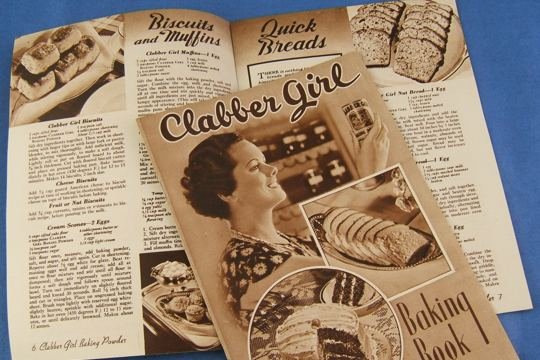 Clabber Girl Baking Cooking Booklet 1937