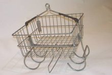 Steel Miners Basket - Mudroom