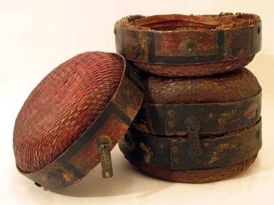 Mongolian Food Basket Primitive