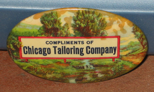 Chicago Tailoring Celluloid Mirror
