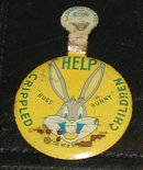 Bugs Bunny Tin Tag 1958