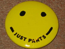 Smile Novelty Pinback Pin