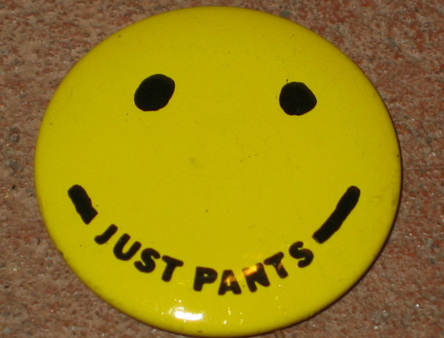 Smile Novelty Pinback Pin