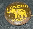 Landon Knox Pinback GOP Pin