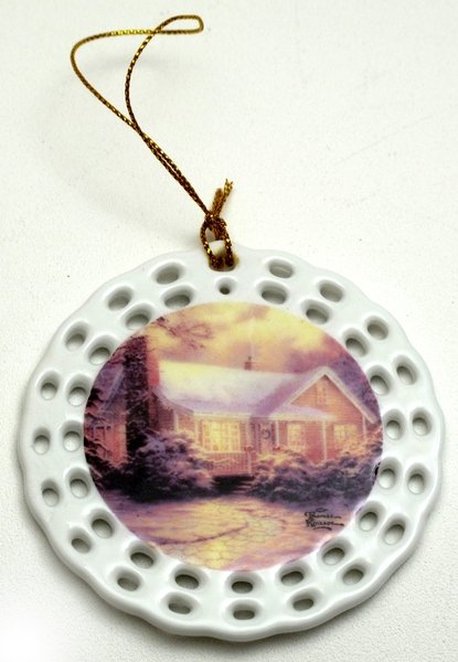 Thomas Kinkaide Christmas Ornament