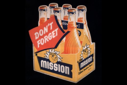 Mission Soda Bottle Label