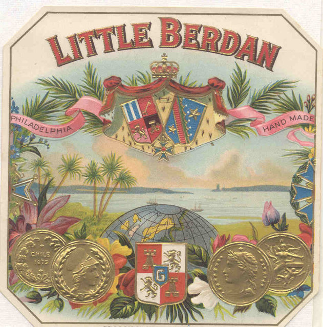 Little Berdan Cigar Label