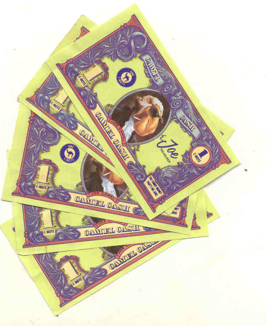 Camel Cigarette Cash Premium Bucks