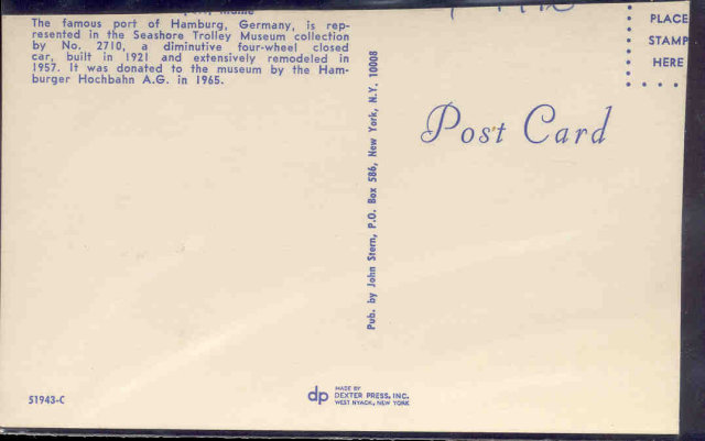Seashore Trolley Postcard