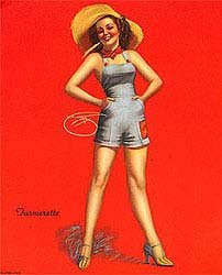 Devorrs Farm Pinup Print