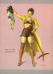 Elvgren Dominatrix Pinup Print