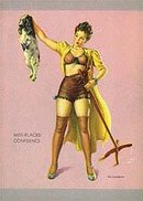 Elvgren Dominatrix Pinup Print