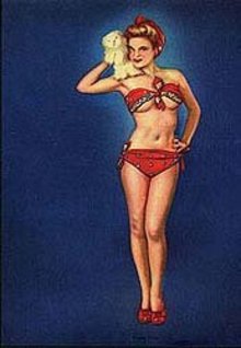 Puppy Love Pinup Print