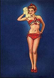 Puppy Love Pinup Print