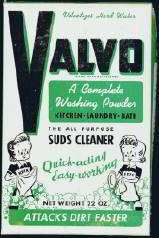 Valvo Dish Powder Full Box 1940s
