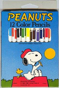 Peanuts Colored Pencils Toy