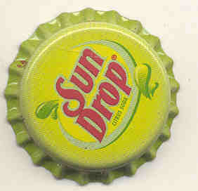 Sun Drop Sunny Yellow Soda Bottle Cap