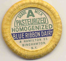 Blue Ribbon Dairy Milk Cap