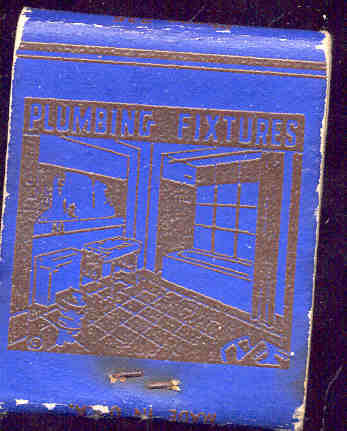 Wilsons Plumbing Heating Matchbook