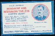 Headache Neuralgia Medicine Envelope