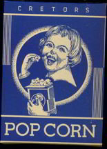 Cretors Popcorn Box 1930s