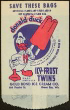 Donald Duck Icy-Frost Bag 1950s