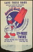 Donald Duck Icy-Frost Bag 1950s