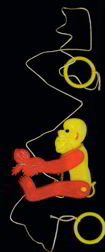 Climbing Monkey on String Toy