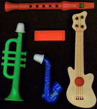 Musical Instrument Gumball Vending Toys