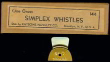 Simplex Tin Whistle Toy