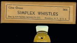 Simplex Tin Whistle Toy