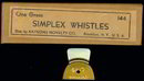Simplex Tin Whistle Toy