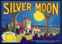 Silvermoon Sunkist Lemon Crate Label