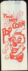 Clown Popcorn Bag 1950s