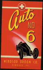 Automobile Broom Label